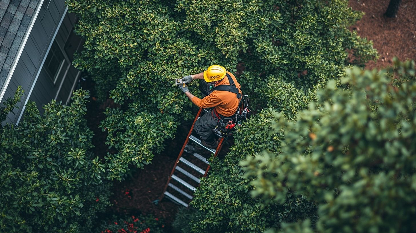 tree trimming near me in Woodstock, GA
